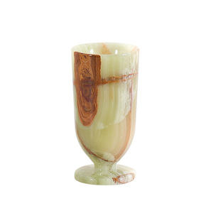 Jarrón de Mármol Natural Estilo Chino, Cilíndrico, para Arreglos Florales, Decoración para el Hogar, Adorno para Sala de Estar, Entrada, Vestíbulo de Hotel - Product Image 5