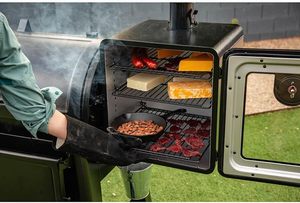 Box Laterale per Affumicatore a Pellet Adatto per Barbecue Pitboss Zgrills Griglia a Pellet di <span class=keywords><strong>Legno</strong></span> Affumicatore a Pellet per Esterni - Product Image 3