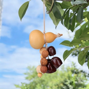 Wholesale Handcrafted Dried Calabash And Mixed Fruit Shell Hanging Decor <b>Wind</b> <b>Chime</b> - Product Image 3