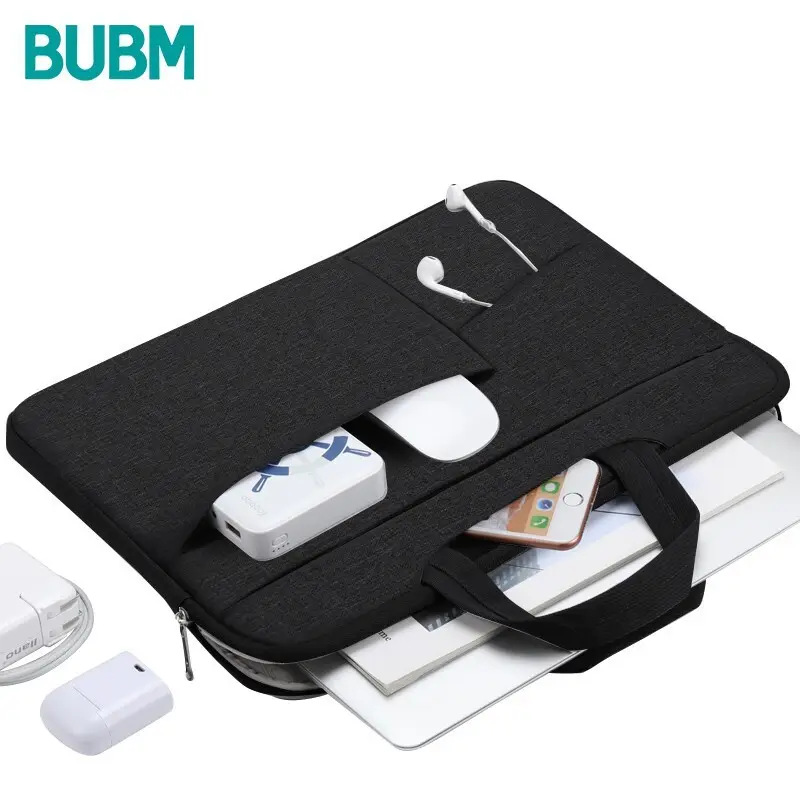 BUBM Hot Sale Custom High Quality Notebook Case Netbook Tasche Slim Office Laptop Tote Bags for Men