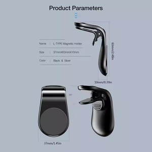 Support de téléphone universel pour voiture avec logo personnalisé, support télescopique flexible, stabilisateur, support magnétique pour téléphone portable - Product Image 5