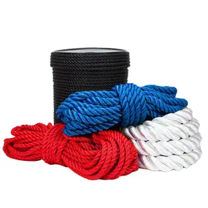 12 Strand Mooring Rope Manufacture 12 Twisted Strands PP Sailboat Rope/marine Rope For Mooring