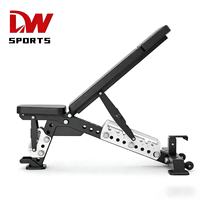 Banc de musculation pliable réglable en fer, 76 lb, unisexe, durable, sûr, stable, solide, équipement de musculation pour la salle de sport