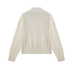 Strickwaren-Hersteller Maßgeschneiderter <span class=keywords><strong>Rollkragenpullover</strong></span> für Damen aus Schafwolle Offene Strickjacke und Strickwaren Damenpullover für - Product Image 5