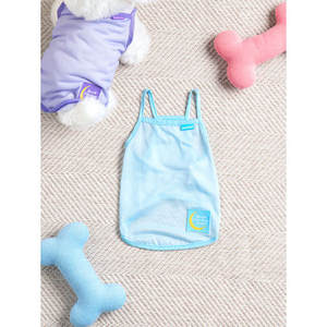 Ropa clásica de lujo para mascotas, camiseta sin mangas de alta calidad, etiqueta M, para gatos y perros, patrón sólido para otoño - Product Image 1