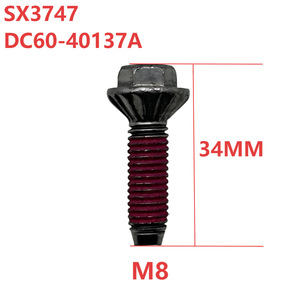 Tornillo de acero inoxidable Sx M8x34mm para pieza de lavadora Dc60-40137a - Product Image 1