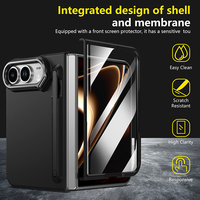 Étui de téléphone pliable en PC rigide avec protection d'écran pour iPhone DUO ultra, coque de téléphone avec support pour appareil photo, fente pour stylo