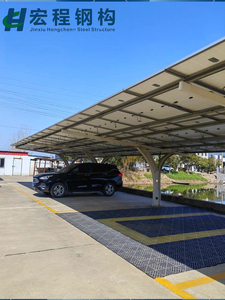 Structure en acier solaire, abri de stationnement pour voiture, abri de recharge pour voiture - Product Image 6