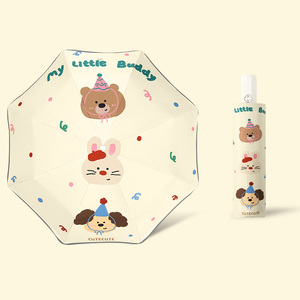Paraguas para niños de doble propósito con función de seguridad antirrebote automática y Cartoona - Product Image 2