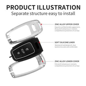 Couverture de <span class=keywords><strong>clé</strong></span> en alliage de zinc en gros Logo de voiture personnalisé Prix d'usine Convient à la plupart des clés de voiture Couverture de <span class=keywords><strong>clé</strong></span> en métal avec <span class=keywords><strong>porte</strong></span>-clés - Product Image 5