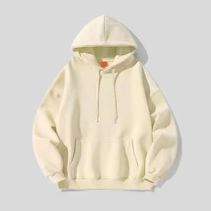 IStapromo Gifts Sweat-shirt à capuche épais marron foncé, style pull-over sport décontracté d'automne, couleur unie, ton terre américain - Product Image 3