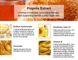Masque facial de nuit à la texture de pudding d'argile éclaircissante au miel, marque privée, vitamine E, hyaluronate, <span class=keywords><strong>propolis</strong></span>, boue, soin réparateur - Product Image 5