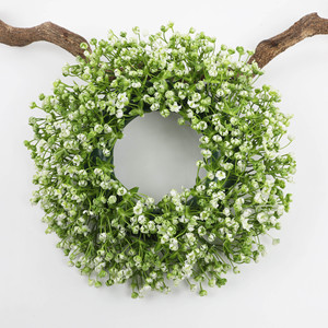 Couronne artificielle de fleurs de gypsophile Guanyi, 12 pouces, en plastique, pour décoration florale de mariage, maison, extérieur, accessoires de photographie - Product Image 3