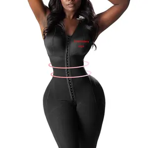FeelinGirl Women's Full Body Shapewear Fajas Tummy Control Crotchless Body  Shaper for Women Hook and Eyes Wide Straps（Black S） : : Fashion
