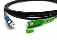 Penjualan Langsung Pabrik Cepat Kabel Patch FTTH Drop Cable Dengan Konektor SC/APC SC/UPC Pre-terminasi