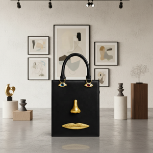 Nouveau Sac à Main Vintage à Motif Visage, Sac à Bandoulière pour <span class=keywords><strong>Femme</strong></span>, Sac de Luxe Léger pour Dames, Fournisseur de Qualité, 20 cm - Product Image 3