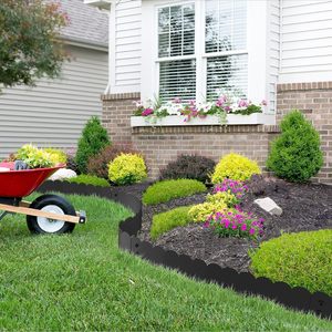 Powder Coated Bendable Metal Strips 11 Teeth 6 PCS Landscape Edging for Yard Garden Lawn - Product Image 6