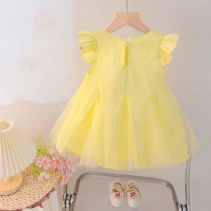 Vestido de Tul sin Mangas con Volantes, Suave y Transpirable, para Niñas, para Fiestas de Verano, Uso Diario Informal - Product Image 2