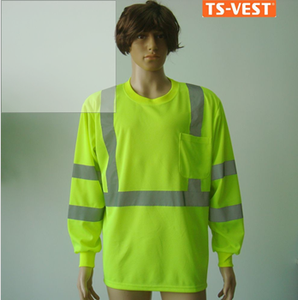 High Quality <strong>Work</strong> Wear Cheap Reflective Safety T Shirt - Product Image 4