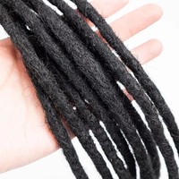 Extensions de cheveux synthétiques afro crépus en vrac, multicolores, pour tresses au crochet, extensions de dreadlocks ombrées, perruque pour hommes noirs