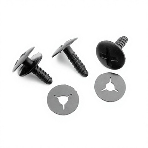 Clips en plastique pour couvercle de batterie de phare de Volkswagen 7H091545, fixation automobile en matériau PP - Product Image 3