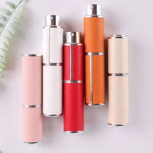 Customized Logo Luxury 10ml Empty Glass <b>Perfume</b> <b>Bottle</b> Cylinder Shape Refillable Atomizer with Screw Cap - Product Image 4