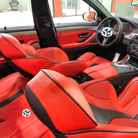Pour BMW F30 F80 F10 M3 M5 X3 : Accessoires intérieurs de voiture améliorés, sièges baquet sport racing, revêtement en cuir personnalisé et siège en mousse.