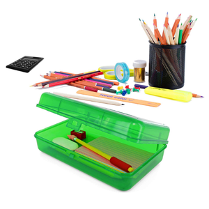 Giá rẻ bán buôn đa mục đích nhựa bền hộp bút chì cho các trường học cung cấp mini tổ chức - Product Image 5