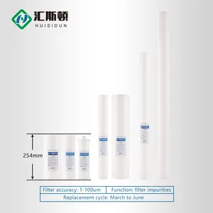 5 10 20 30 40 Inch 5 Micron White Household Reverse Osmosis Filter PP Cotton Sediment Water Filter Cartridge