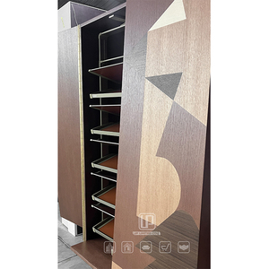 Armoire Moderne en Bois Marron, Meilleure Vente, pour Chambre, Hôtel, Appartement, Rangement de Vêtements 01 - Product Image 3