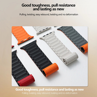 Various Color Magnet Link Sport Magnetic Watch Strap Silicone Magnetic Band for Apple Watch Series