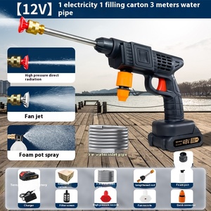 Pistola de Lavado de Autos Inalámbrica de Alta Presión, Económica, Recargable, de Litio, Pequeña, de Alta Potencia, para Uso Doméstico - Product Image 6