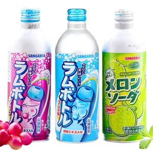 Wholesale Exotic Drink Cantaloupe Flavor Original Flavor Soda Drink 500ml Japanese Carbonated Drink Sparkling Water