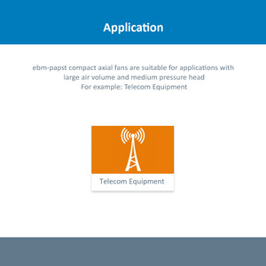 Ventilador axial industrial ebm-papst 3214JH 92x92x38mm 24V DC para fuente de alimentación de servidor - Product Image 5