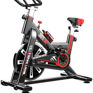 Vélo de Spinning en métal de haute qualité, volant d'inertie de 20kg, Machine de Spinning magnétique noire Portable