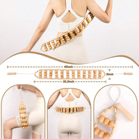 Ensemble de massage de thérapie par le bois chaud vendant un ensemble d'outils de massage thérapeutique en bois