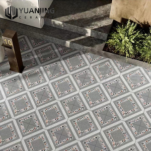 Carreaux de céramique de sol écologiques pour villa cour 600x600 Carreaux de porcelaine d'extérieur antidérapants aspect granit carré parking - Product Image 4