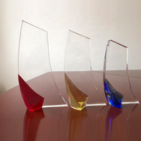 Fabricant Personnalisé Vente en Gros de Verre de Cristal de Luxe Prix d'Entreprise du Meilleur Souvenir de Cristal Trophée