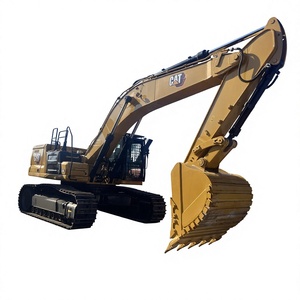 Excavadora Usada de 345 Toneladas con Motor Cummins, Cucharón de Excavación y Cargador de Orugas Amarillo, Maquinaria de Construcción - Product Image 1