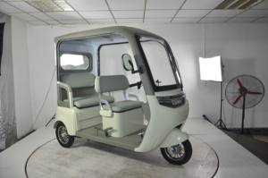 Vélo à 3 roues avec auvent anti-pluie - Double fonction <span class=keywords><strong>pour</strong></span> le transport de passagers et de petits colis, facile à utiliser - Product Image 5