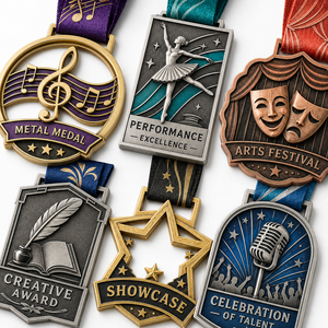 Medallas Personalizadas de Aleación de Zinc 3D para Carreras, Natación, Música, Escuela, Ajedrez, Karate, Baile, Espectáculos de Mascotas, con Cinta para Competencia - Product Image 5