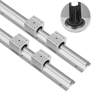 Aluminium Linear Guide Linear Shaft Rail Sbr16mm Shaft Rod Sbr Linear Guides With Sbruu Block