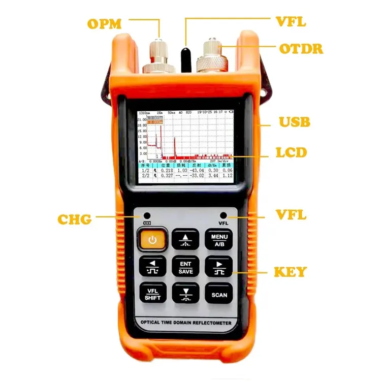 Good Price OEM 3 in 1 Handheld Mini 1310nm 1550nm OTDR with Power Meter and VFL