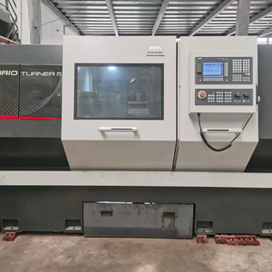 Trung Quốc điều kiện đơn trục chính CNC Lathe dễ dàng hoạt động vừa làm nhiệm vụ nhà máy sản xuất bao gồm cả động cơ động cơ mang PLC - Product Image 1