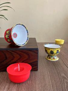 Lampe au beurre Led en forme de bougie, décoration, activités religieuses, bouddhisme, doré, inde, <span class=keywords><strong>Tibet</strong></span>, asie <span class=keywords><strong>du</strong></span> sud-est - Product Image 4