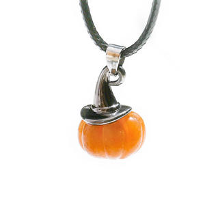 Amethist Pompoen Heks Hoed Hanger Fluoriet Roze Kristal Rode Agaat Jade Kralen Armband Moederdag Cadeau - Product Image 4