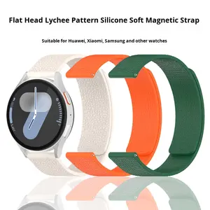 Correa Deportiva de Silicona HYX de Lujo de 18mm 20mm 22mm para Reloj 7 6 5pro 40mm <span class=keywords><strong>Amazfit</strong></span> para GT5/4 41 46mm Sin Hebilla - Product Image 4