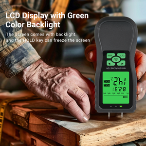 เครื่องวัดความชื้นไม้แบบพกพา HY16B Hongxiangtong หน้าจอ LCD ความแม่นยำ 0.5% รับประกัน 1 ปี รับผลิตแบบ OEM/ODM - Product Image 5