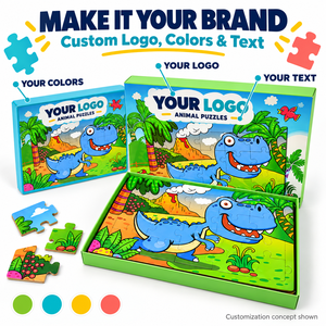 2026 <span class=keywords><strong>Prezzo</strong></span> all'ingrosso Personalizzato Giocattoli Puzzle per Bambini con Animali Mostri da Combattimento, Giochi Puzzle, Animali della Foresta e Marini, Regali per Neonati - Product Image 3