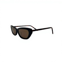 Lunettes de soleil œil de chat pour femme 953, anti-radiation UV400, monture carrée pleine bordure, pour l'extérieur et la plage